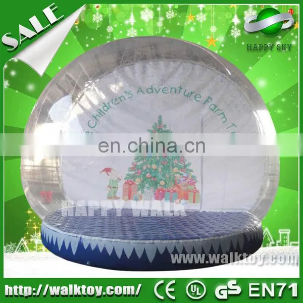 High Quality Inflatable Snow Globe With Blowing Snow photo-2