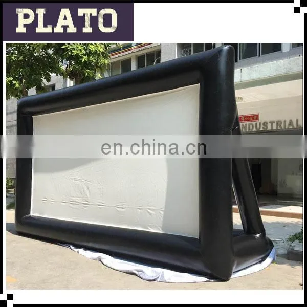 30ft outdoor big inflatable movie screen used outdoor projection advertising TV screen for sale