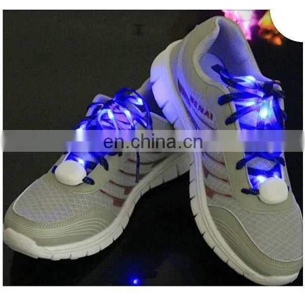 Wisdom Victory 2015 Flashing Nylon LED Shoelaces Light Up Glow Waterproof Shoestring for Disco Party photo-4