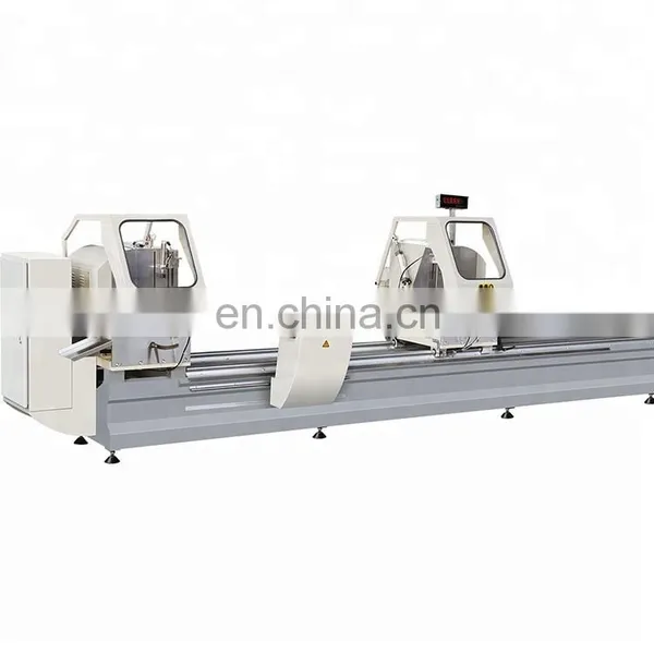 High Efficiency CNC Cutting Machine Aluminum Window Door Making Double Head Mitre Saw photo-2