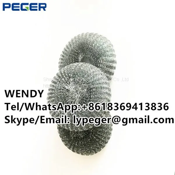 Kitchen Cleaning Dish Scourer/galvanized Mesh Scourer photo-2