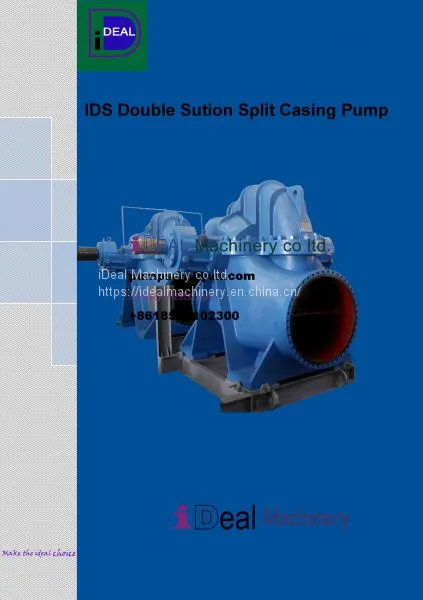 2. IDS IDeal Double Suction Split Casing Pump