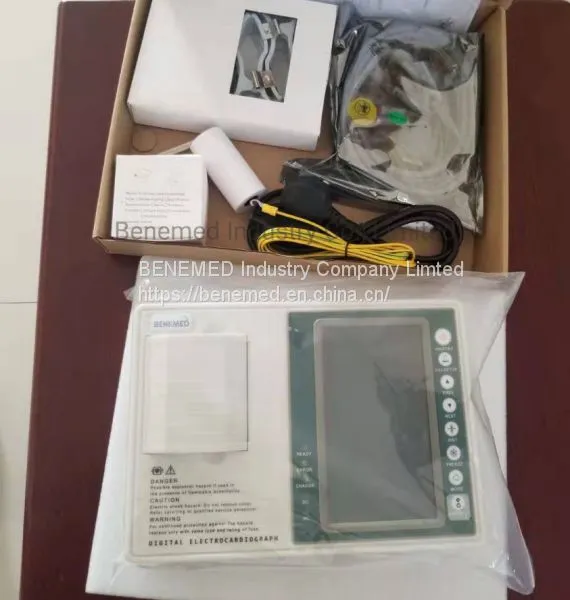 Portable Digital Medical Electrocardiograph 3 Channel ECG Machine photo-3