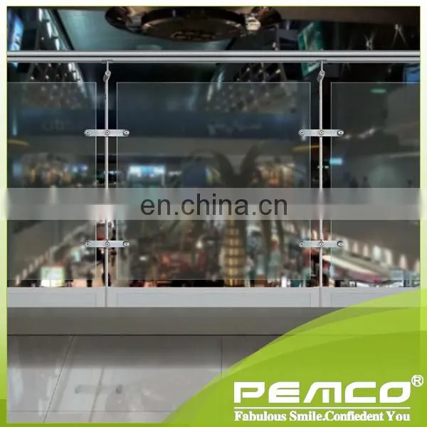 China Wholesale Flooring Frameless Railing Stainless Steel Glass Balustrade photo-3