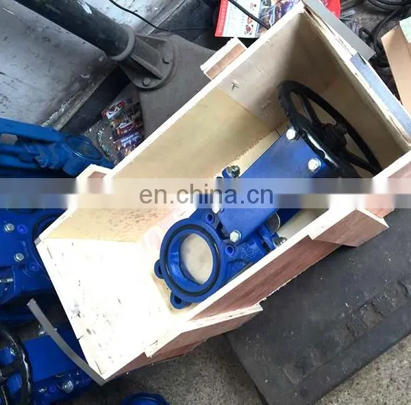DN50 DIN Ductile Cast Iron Soft Seat Knife Gate Valve PN10 photo-6
