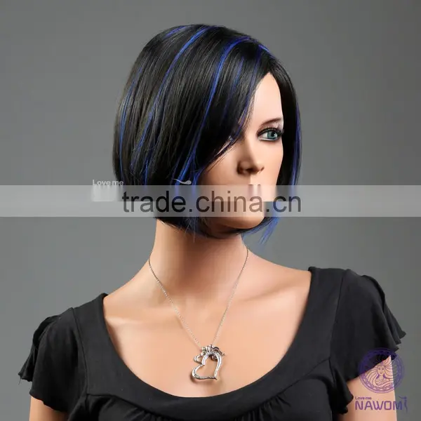 W3050 Unprocessed Wholesale 5a Grade Raw Natural Short Human Hair Wigs for Young Women photo-4