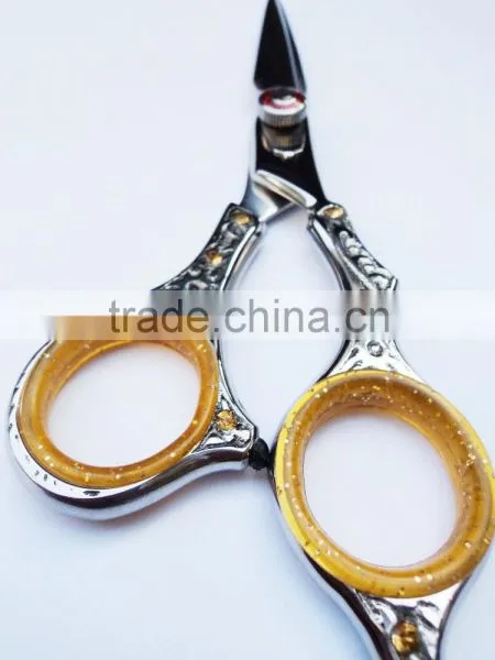 New Professional Barber Razor Scissor / Shear - Hair Cutting Scissor / Shear (Orange Beauty) photo-4