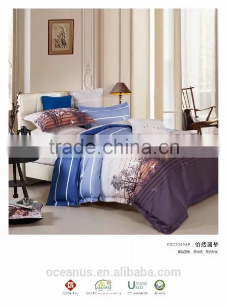 100% Cotton Printed Satin Duvet,Bed Sheets,Pillow Case photo-5