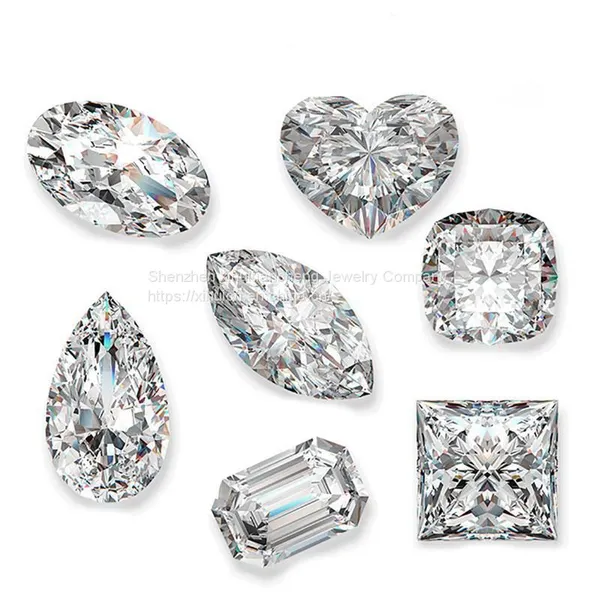 Oval Cut With Certificate D/F Color VVS Clarity Perfect 3EX Cut Loose Synthetic Lab Diamond Moissanite Stone photo-2
