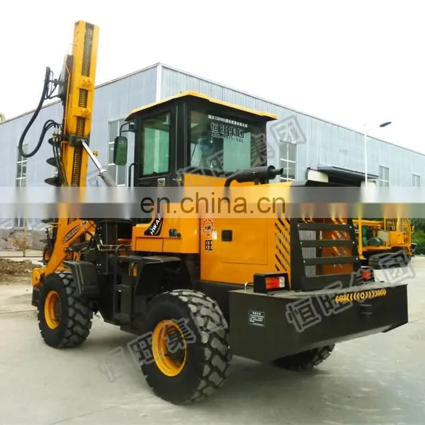 Medium Excavator Loader Multi-function Loader Attachment Pile Driver Drilling Machine for Sale photo-5