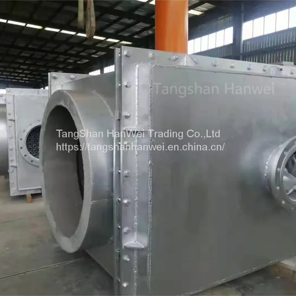 Waste air heating exchanger (Shell  tubes heat exchangers) for industrial kilns furnaces