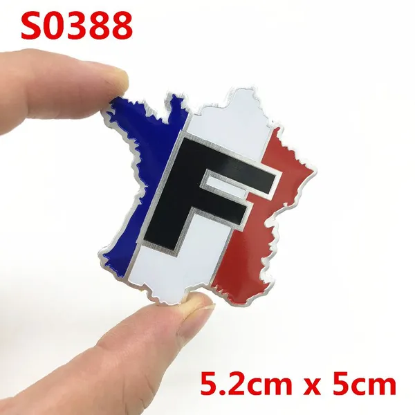 Fashion Emblem Badge Universal All Car Trunk Fender Sticker 3D Logo Auto Car Decal Decor