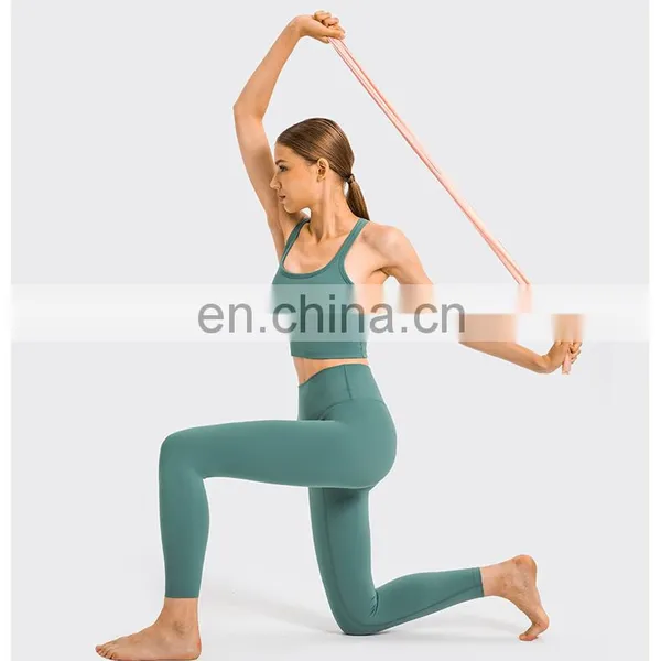 Hot Sale Girl Women High Waisted Nude Crotchless Yoga Tights Leggings Pants Sexy Neon Custom Fitness & Yoga Wear photo-3
