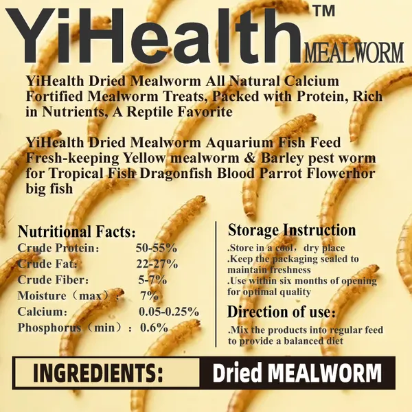 Dried Mealworms for Chickens and Birds photo-2