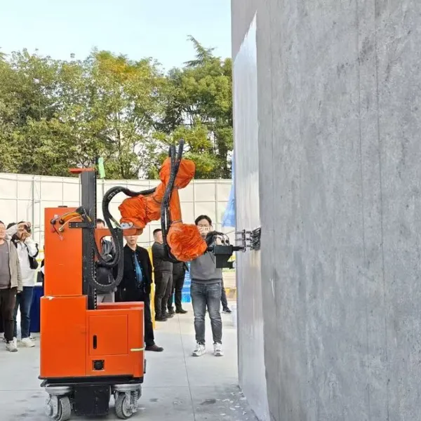 Home decoration spraying, scraping, and polishing integrated robot