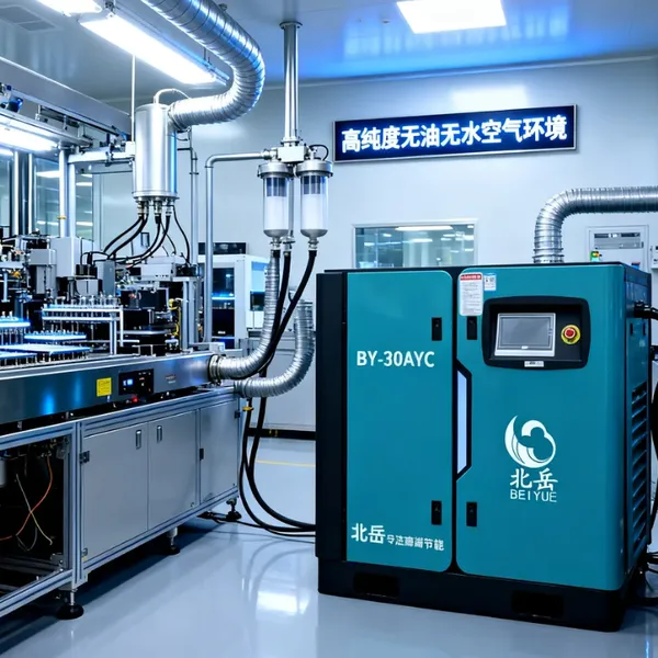 Fixed Screw Compressor.8BarSpiral Compressor.Intelligent Frequency Conversion Technology.More Energy-efficient. photo-1