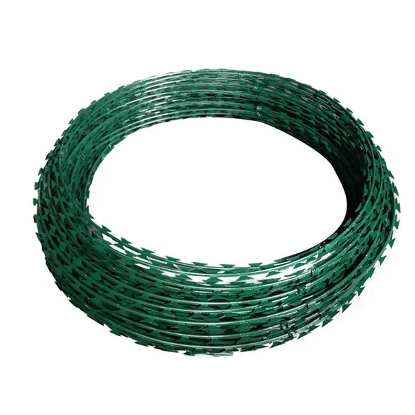 CBT-65 Razor Wire, Galvanized Stainless Steel Wire Mesh, Spiral Coil for Security and Protection photo-5