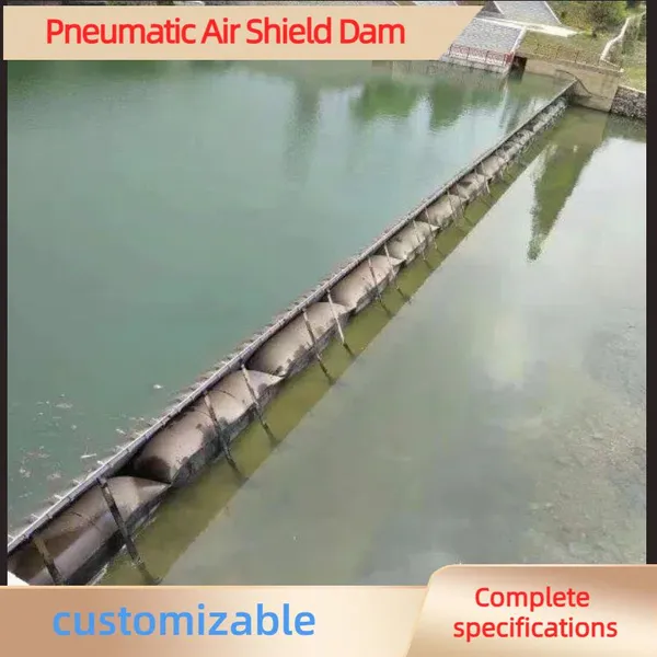 Anti-Corrosion Steel Dam Adjustable Pneumatic Shield Weir River Water Barrier Dam photo-3