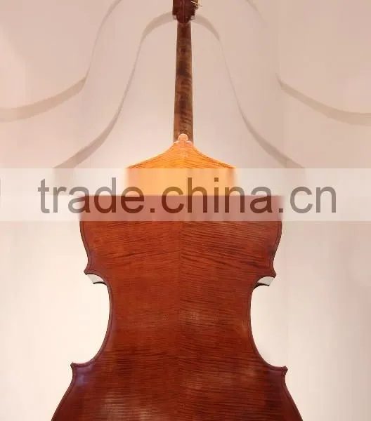 4/4 Violin Shaped Flat Back England Style Fully Solid Professional Double Bass photo-2