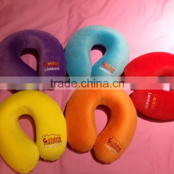Travel Neck Pillow Memory Foam Golden Wholesale Product photo-3