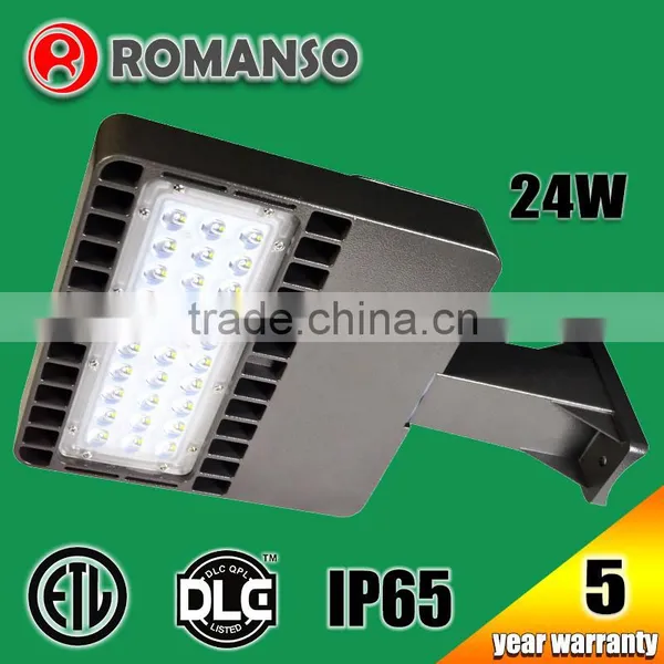 Factory High Power 24w Led Parking Lot Light With DLC ETL Listed photo-5