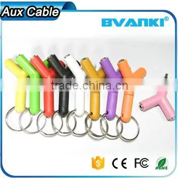 new products 2016 3.5mm Stereo Audio Headphone Splitter Adapter for iPod MP3 MP4 mobile phone free samples                        
                                                                                Supplier's Choice