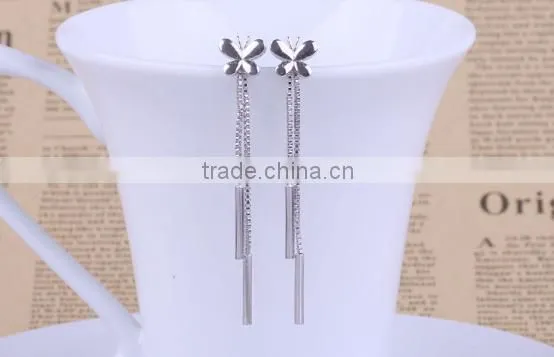 Fashion Jewelry Earrings Hot Sale Long Chain Earrings photo-4