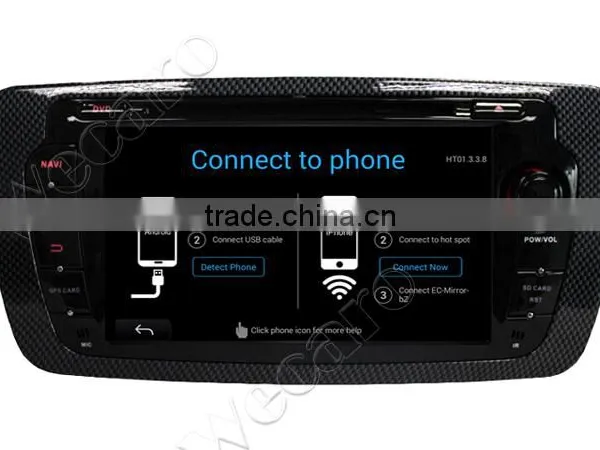 Wecaro WC-SI7004 Android 4.4.4 Car Stereo 2 Din Car Multimedia System for Seat Ibiza 2013 Stereo Mirror Link 2009-2013 photo-6