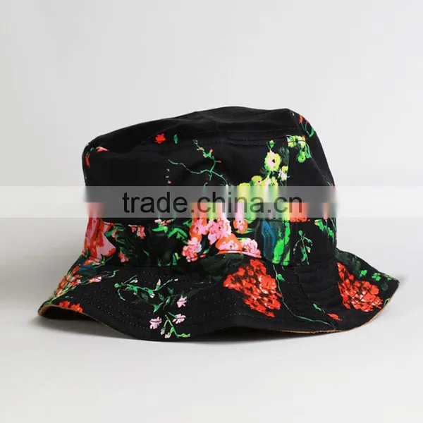 Adult Mexican Cheap Tie Dyed Printed Bucket Hat With Logo Patch photo-4