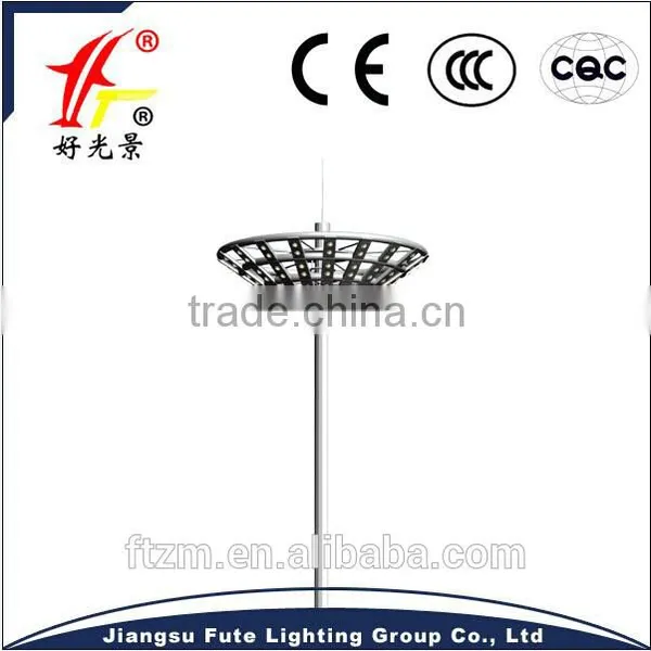 Retrofited Style & Top Heat Dissipation Solar Led High Mast Lighting With LED Fixtures & Auto Lifting System photo-3