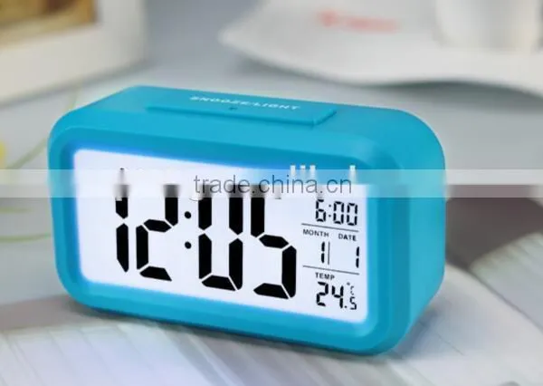 Multicolor Smart Alarm Clock Night Light ABS Color Randomly Clock With Temperature photo-5