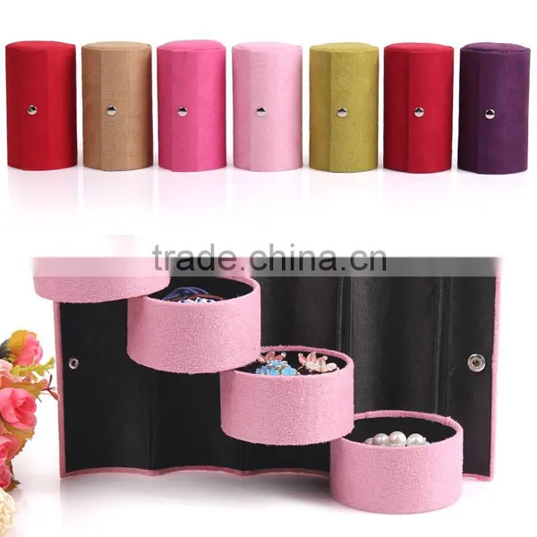C03 ANPHY Cylinder 4 Drawers Jewelry Finding in Handbag Lady Choice Easy to Carry 6 Colors Stock Display photo-2