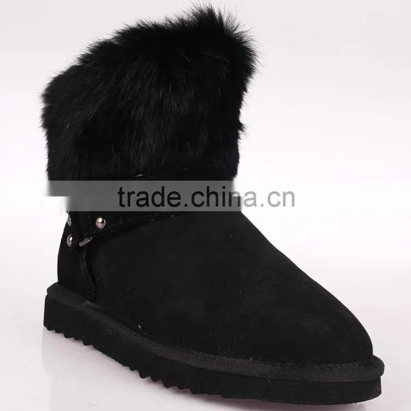 HFUGG Womens Snow Boots Shiny Snow Boots photo-4