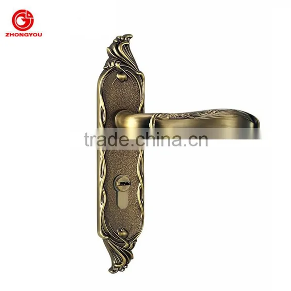 Best Place to Buy Black Internal Door Handles Knobs With Key Locks 2036-A86