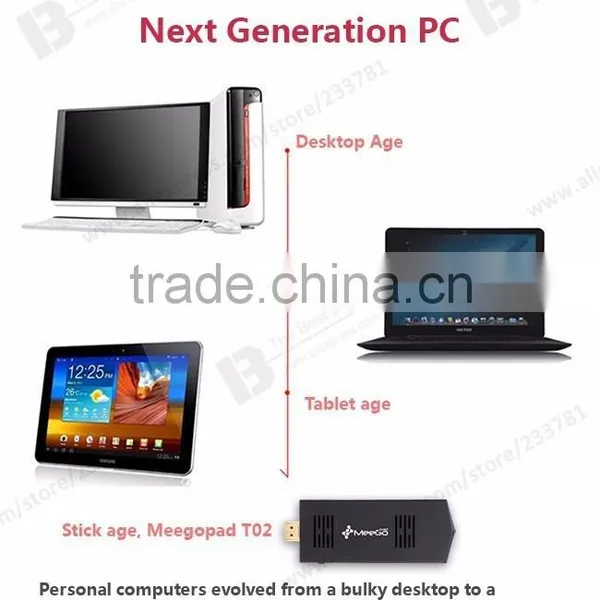 Mini PC MeegopadT02 Intel Atom Z3735F Quad Core Intel HD Graphic, Bluetooth 4.0 802.11b/g/n Wireless for Business photo-3