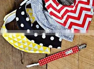 Factory Price Fashion Design Comfortable Bandana Custom Baby Bibs