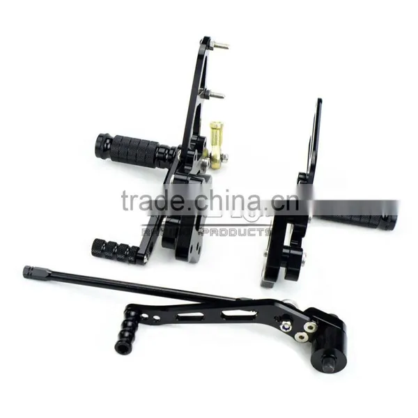 ARS-K6 Wholesale Billet Aluminum Adjustable Footrest Peg Motorcycle for Suzuki GSXR 600/750 06-09 photo-3