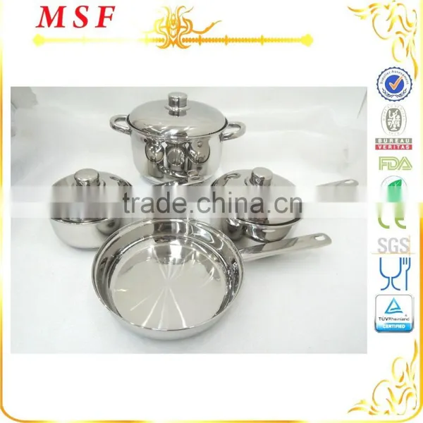MSF Kitchenware China 7pcs Stainless Steel Cheap Pots MSF-3922 photo-2