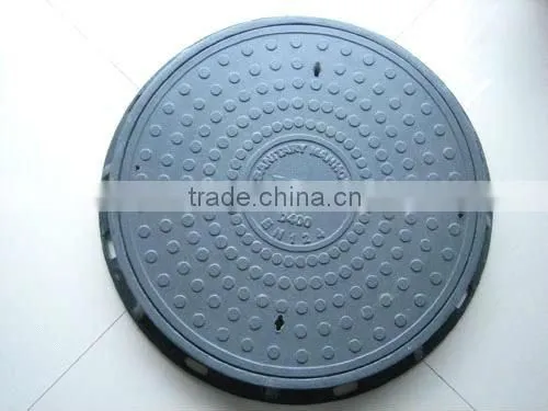 EN124 B125 Anti-theft Grey Cast Iron Manhole Cover