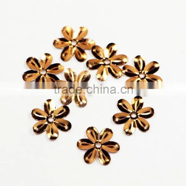 Hot Sale Blue Brown Loose Flower-shaped Sequins for Weddings Dress photo-2