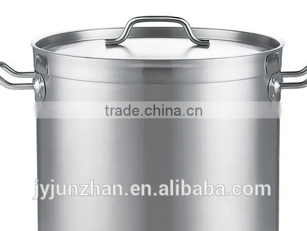 Large Stainless Steel Cooking Pot With 3 Ply Bottom and Low Price-- Guangdong Junzhan photo-2