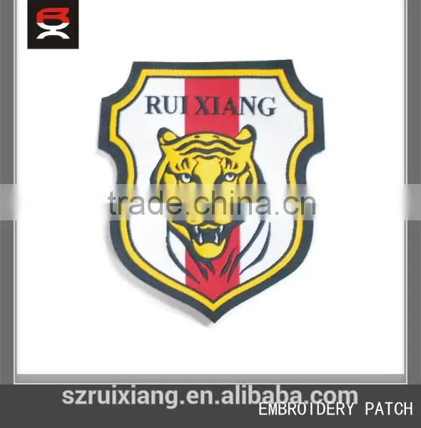 China OEM Iron On/sewn on Woven Patch Label photo-2
