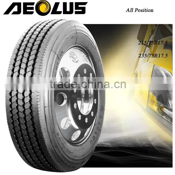 Aeolus Brand Truck Tires All Steel Tires