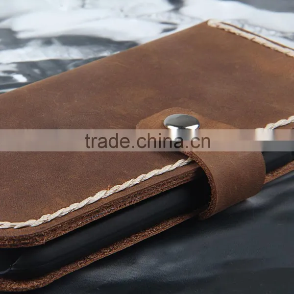 For IPhone 6 Protective Flip Stand Wallet Leather Case Cover Genuine Leather