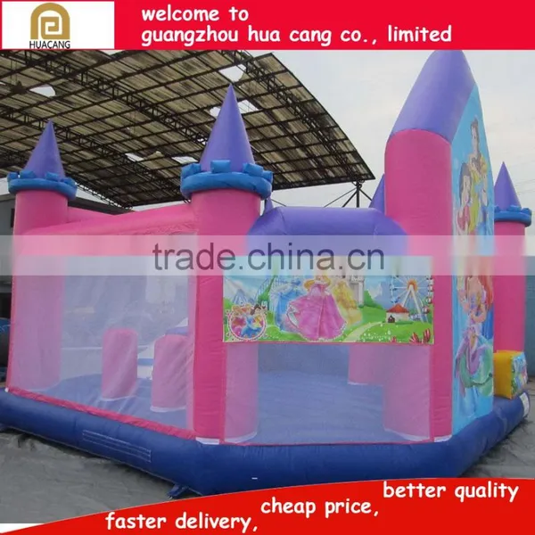 Castle Shape Cartoon Theme Inflatable Bouncer for Kids photo-3