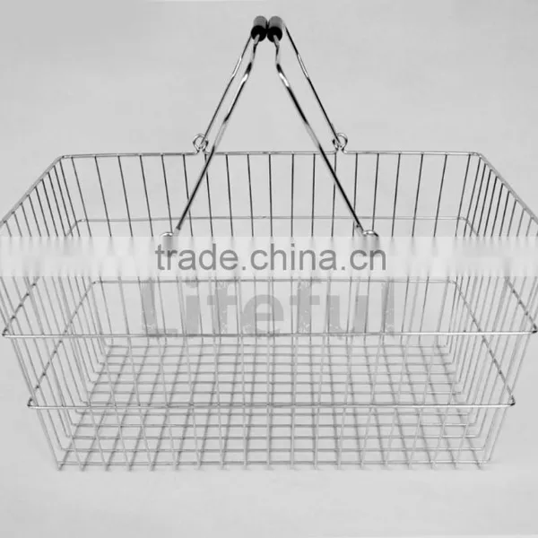 High Quality Hanging Stainless Steel Shopping Wire Mesh Basket