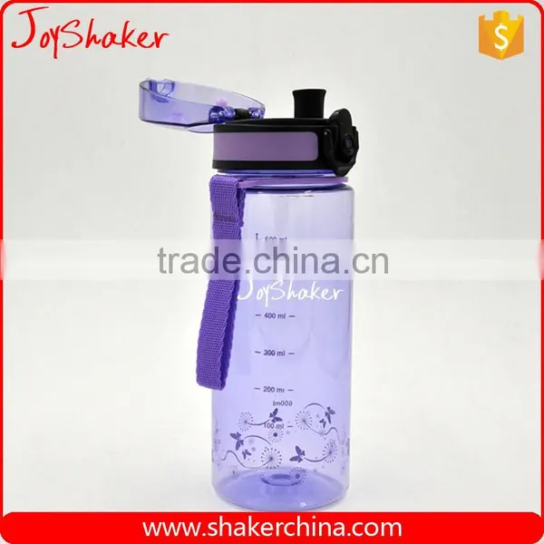 Tritan Material 600ML Airtight Plastic Water Bottle BPA Free photo-5
