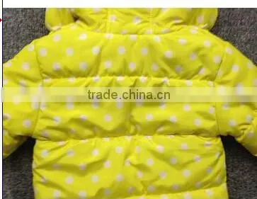 Yellow Children Warm Coat 2015 Kids Winter Coats High Quality Children Fancy Winter Coat photo-3