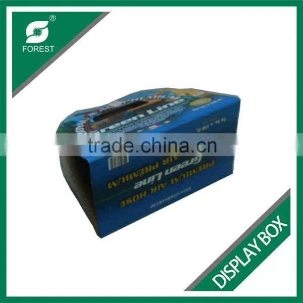 LARGE SIZE CORRUGATED DISPLAY HOLDERS WITH FULL PRINTING FLAT PACK FOLDABLE SHIPPING BOXES WITH HANDLES photo-5