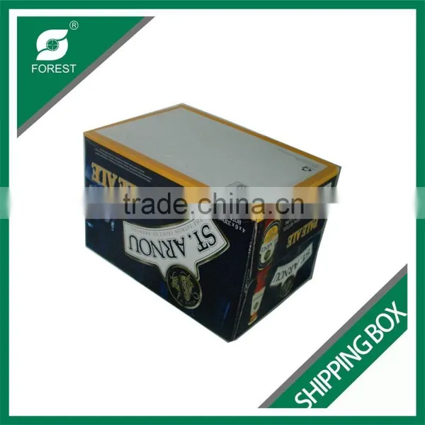 24 PACK BEER BOTTLES CORRUGATED CARTON BOX CUSTOM PRINTED 330ML WINE SHIPPING BOX photo-5